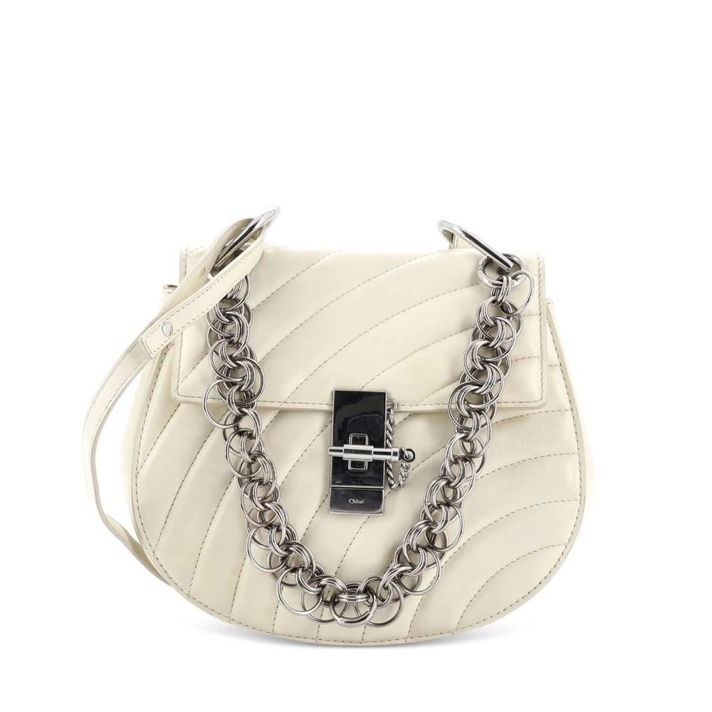 Chloe Bijou Quilted leather small crossbody bag